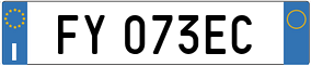 Truck License Plate